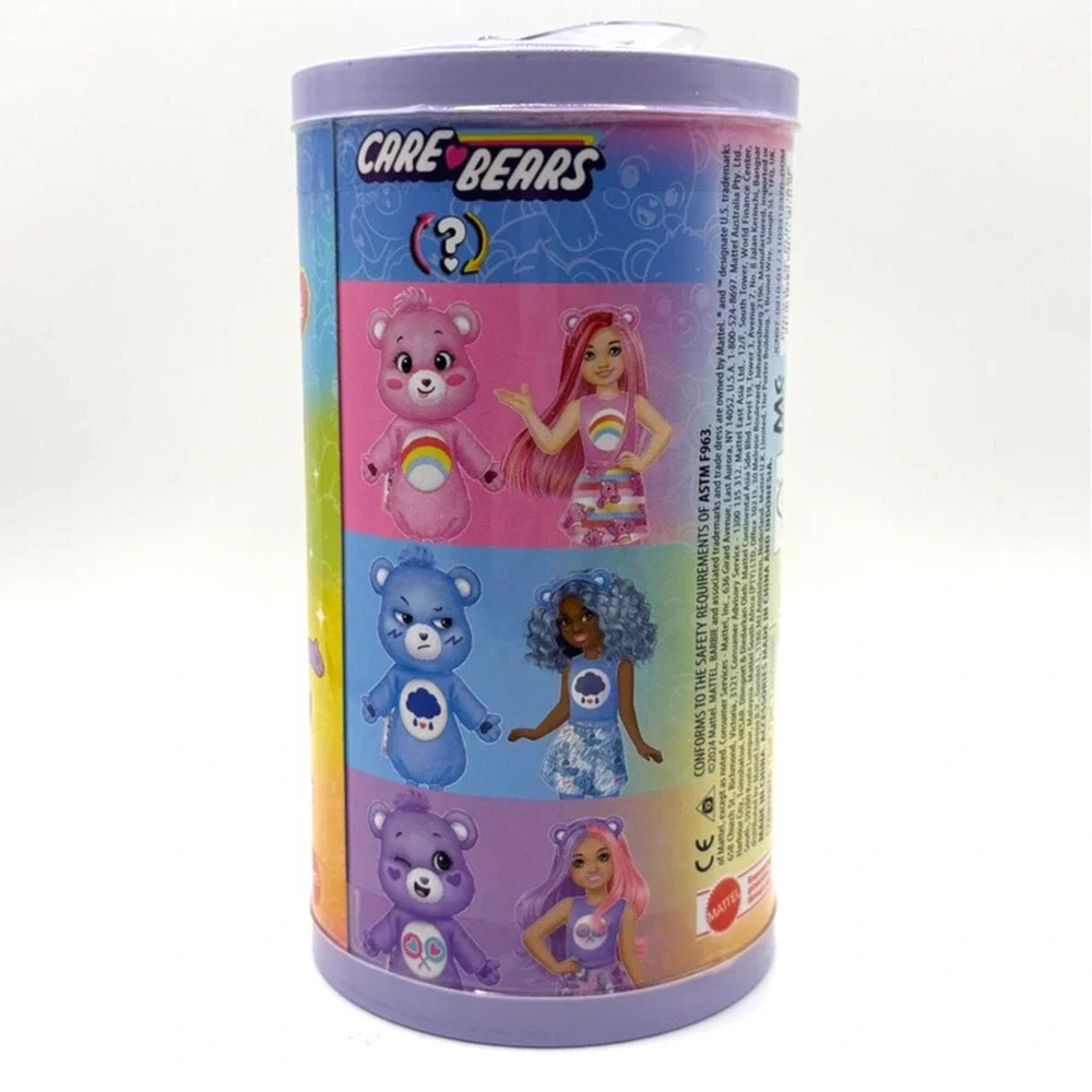 Barbie X Care Bears Cutie Reveal, 1 of 3 Blind Box Dolls w/Costume & Extras